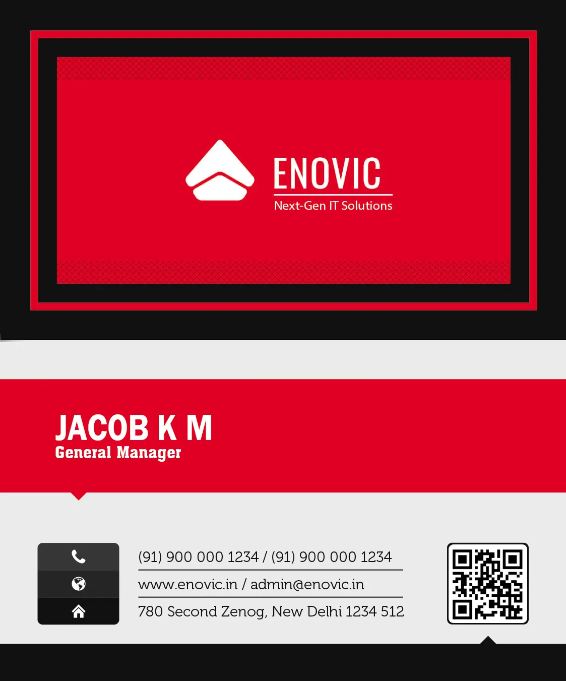 visiting card design